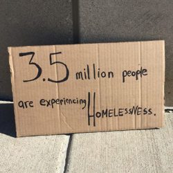 Homelessness Sign