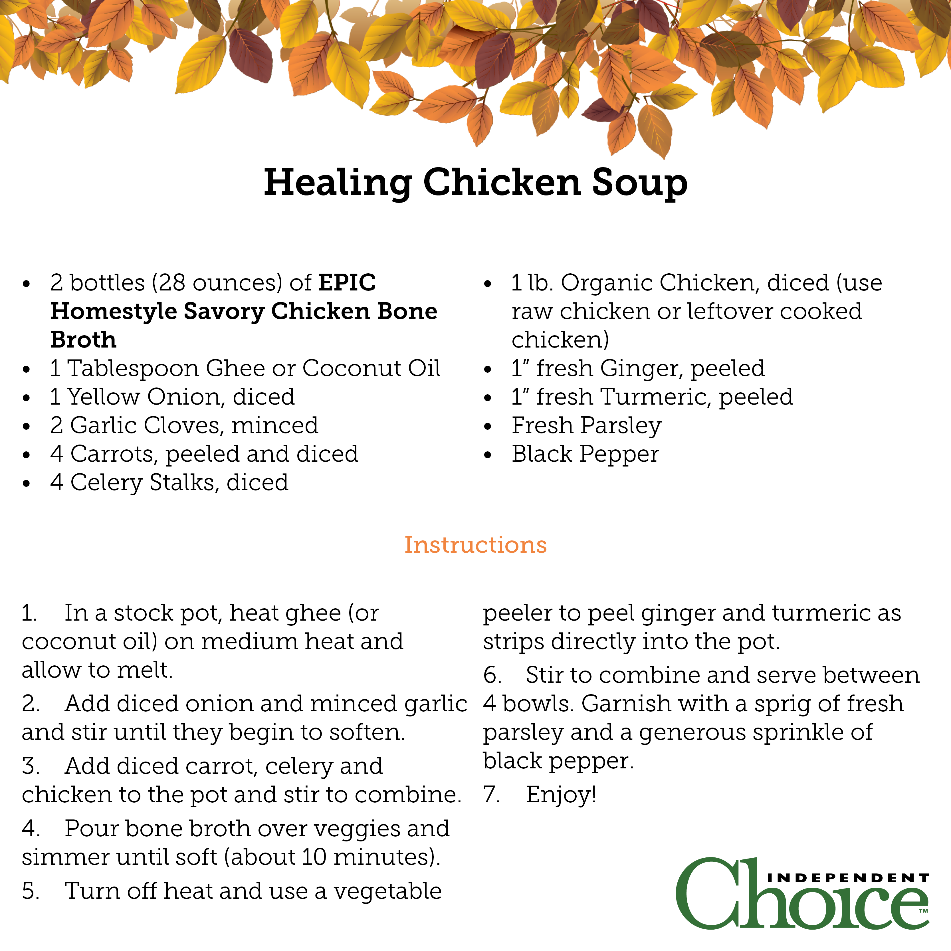 Healing Chicken Soup