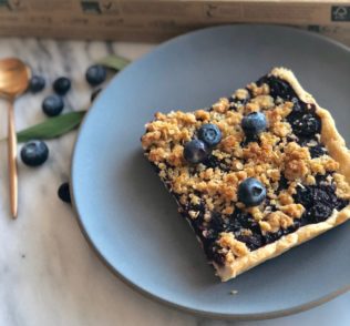 Blueberry and Sage Sheet Pie