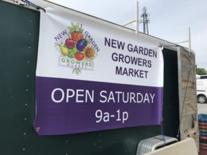 New Garden Market Sign