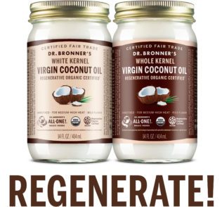 Dr. Bronner's Coconut Oils Regenerate!