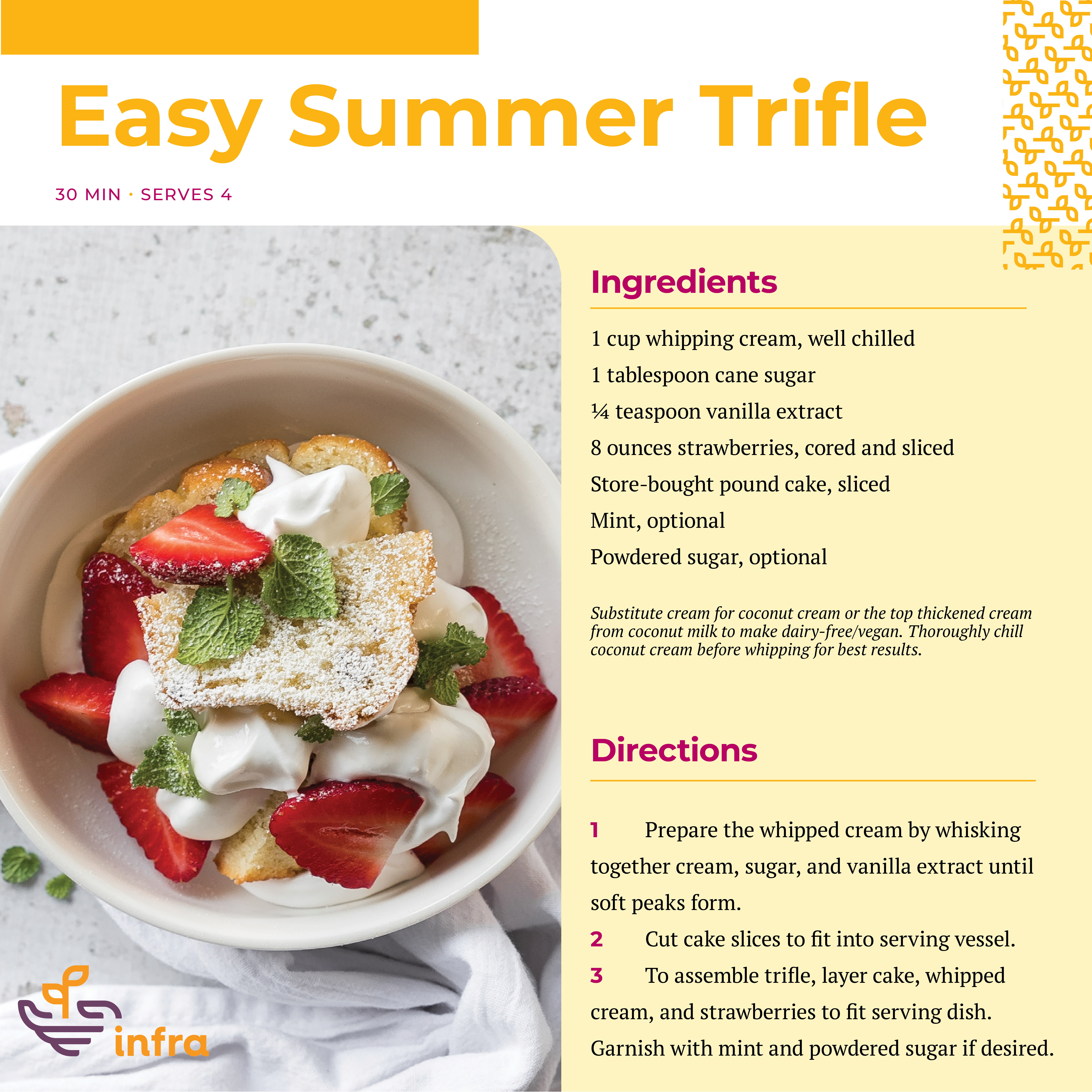 Easy Summer Trifle 