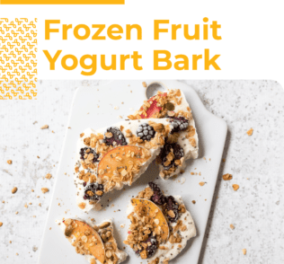 Frozen Fruit Yogurt Bark