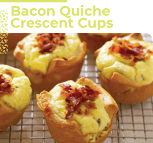 Bacon Quiche Crescent Cups Recipe