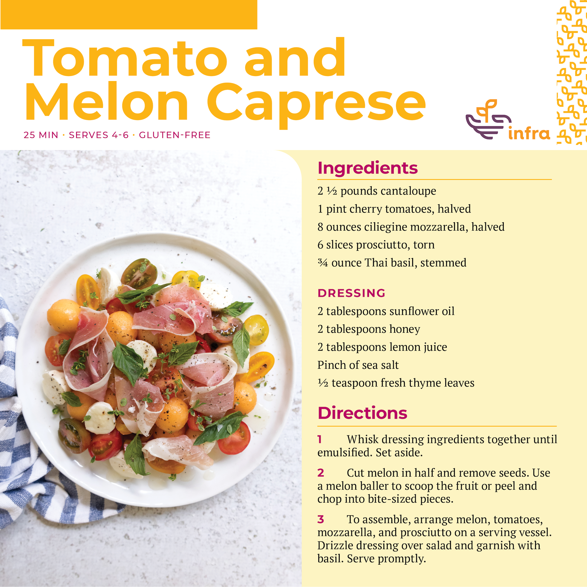 Tomato and Melon Caprese Image