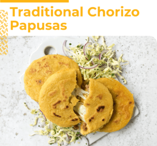 Traditional Chorizo Papusas